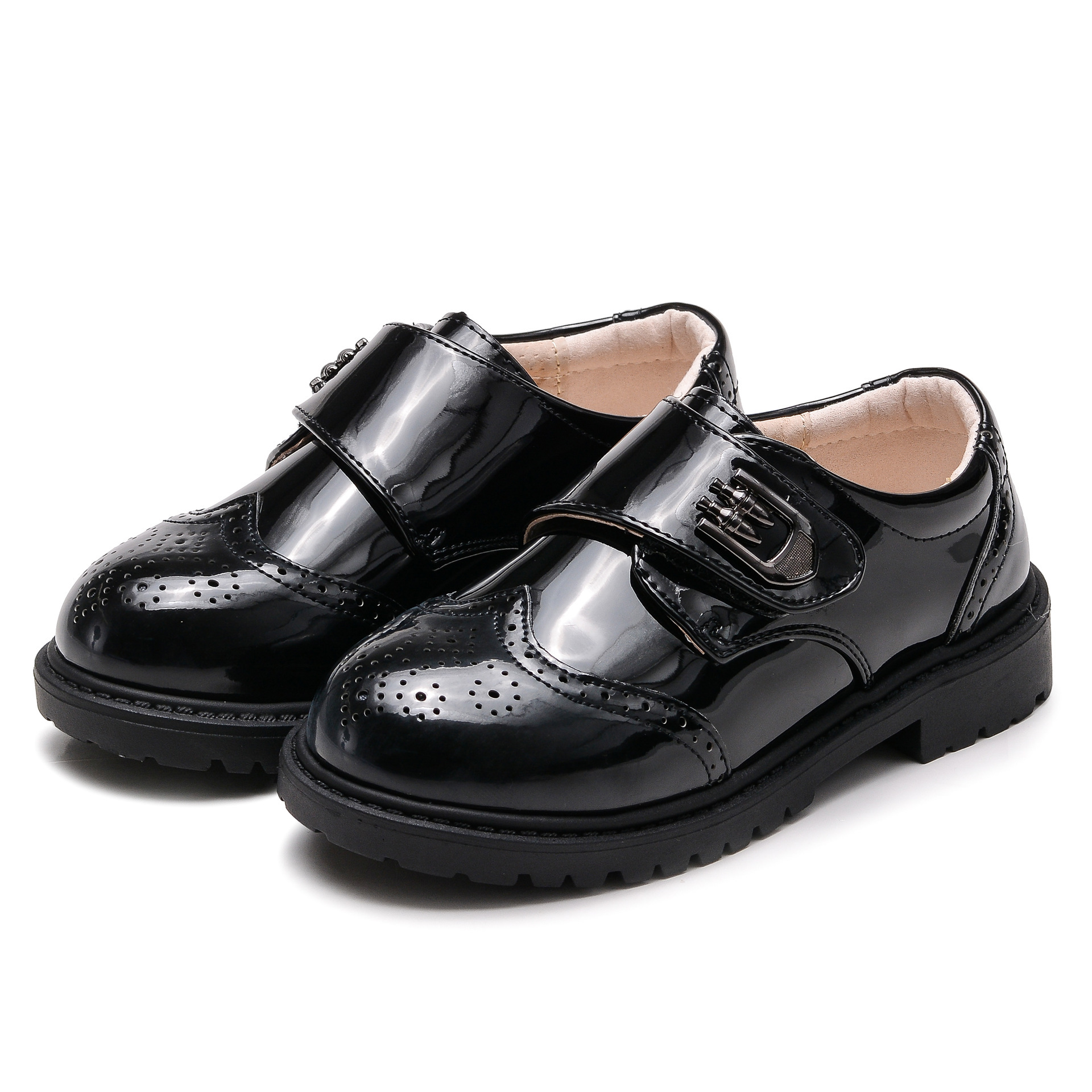 Kids British Leather School Shoes