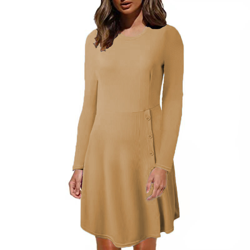 Women's Slim Fit Shirt Dress - Image 4