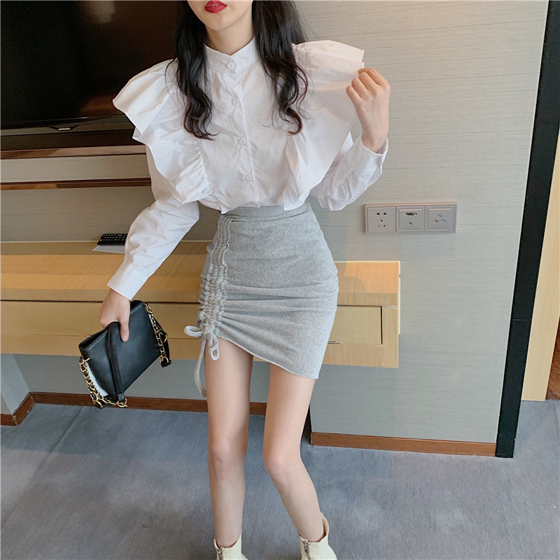 Women’s Ruffle Collar Blouse