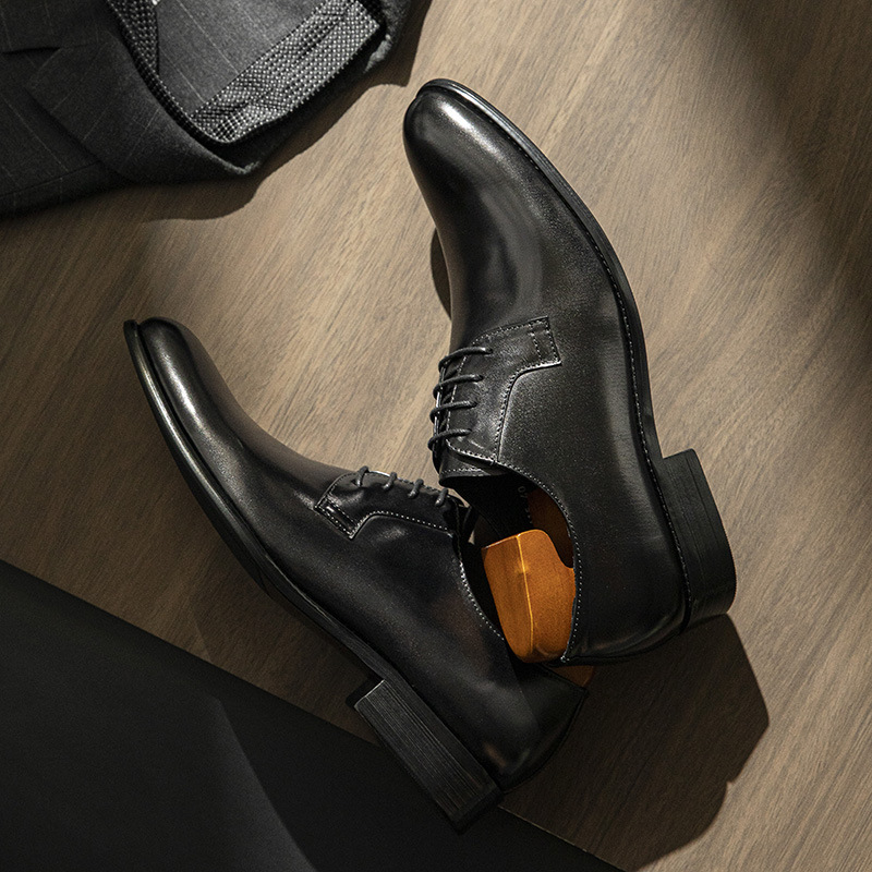 men's casual business leather shoes with professional dress styling