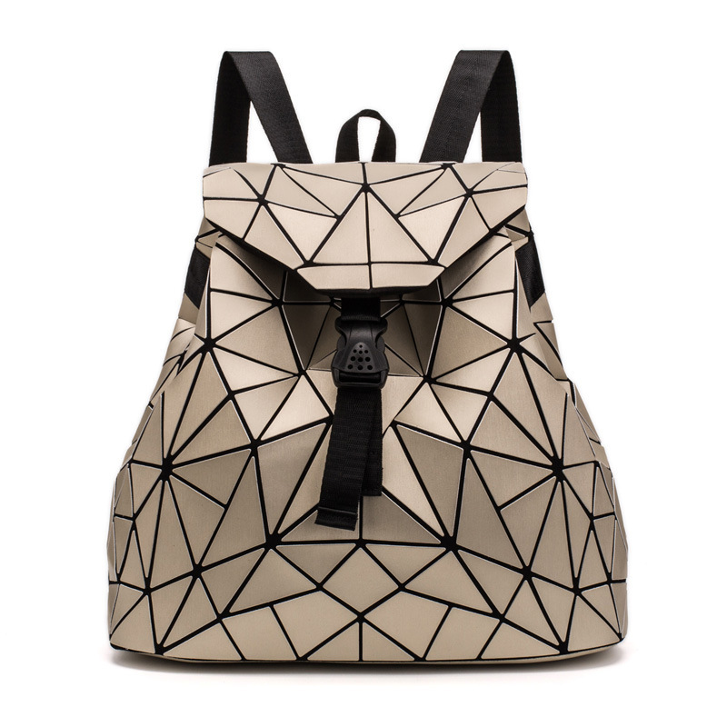 Ladies Fashion Geometric Backpack - Image 7
