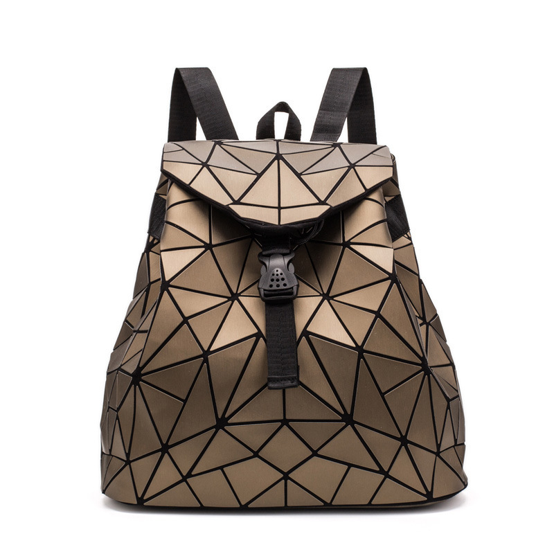 Ladies Fashion Geometric Backpack - Image 6