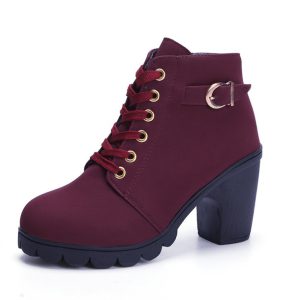 Lace-Up Martin Boots