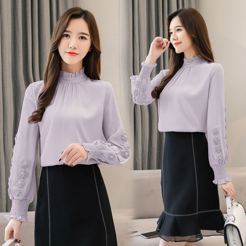 Women's Floral Lace Blouse - Image 3