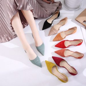 Ladies Pointed Flat Shoes