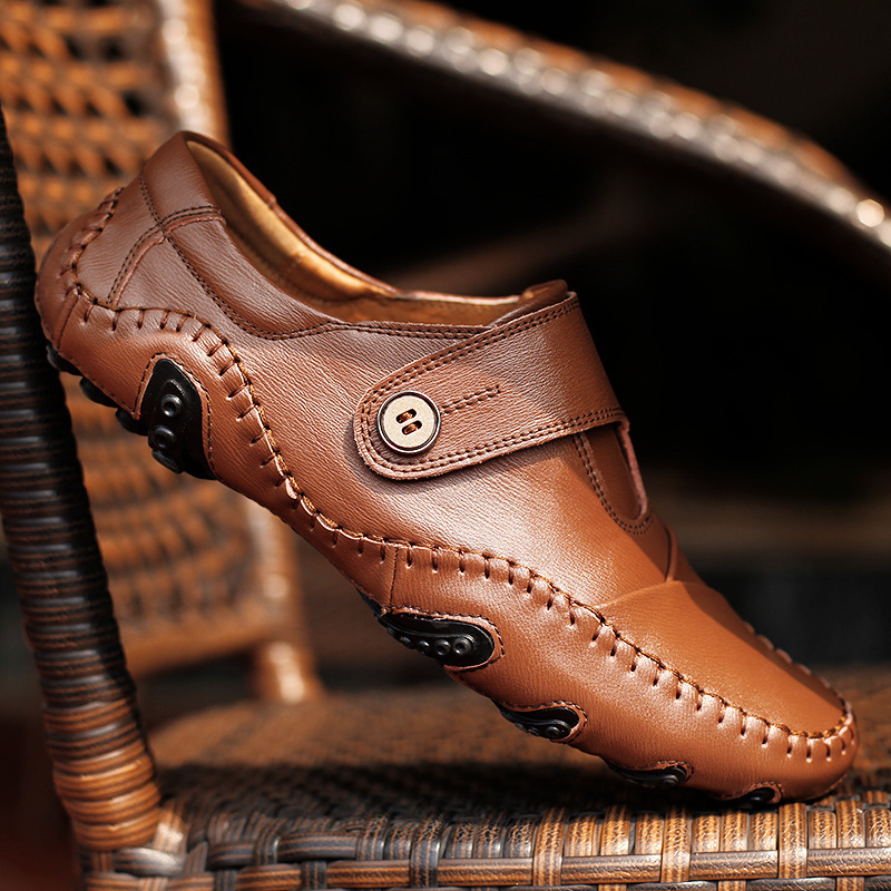 Korean Casual Leather Shoes - Image 3