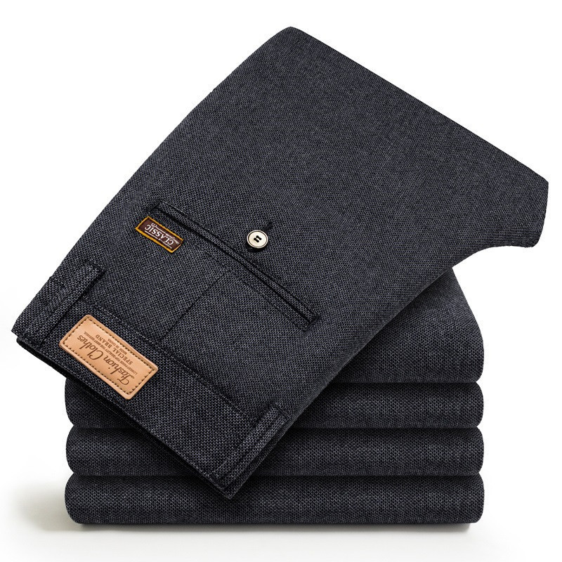 Men's Casual Pants Business Casual Men's Clothing - Image 3
