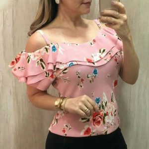 Women's Floral Off-Shoulder Blouse