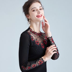 Women’s Embellished Long Sleeve Top