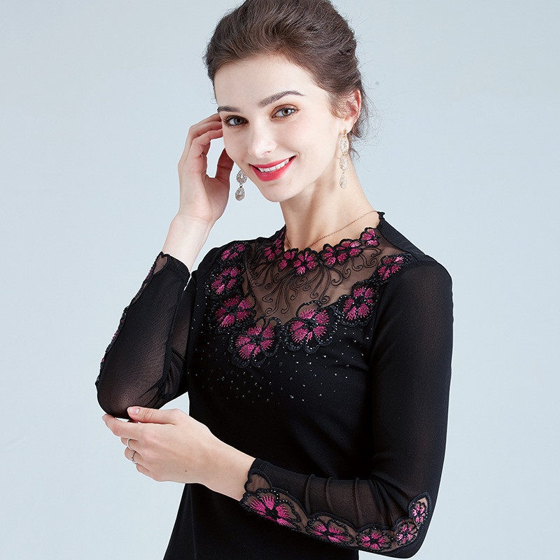Women's Embellished Long Sleeve Top - Image 4