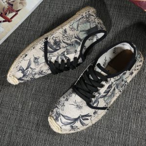 Linen Slip-On Loafers
