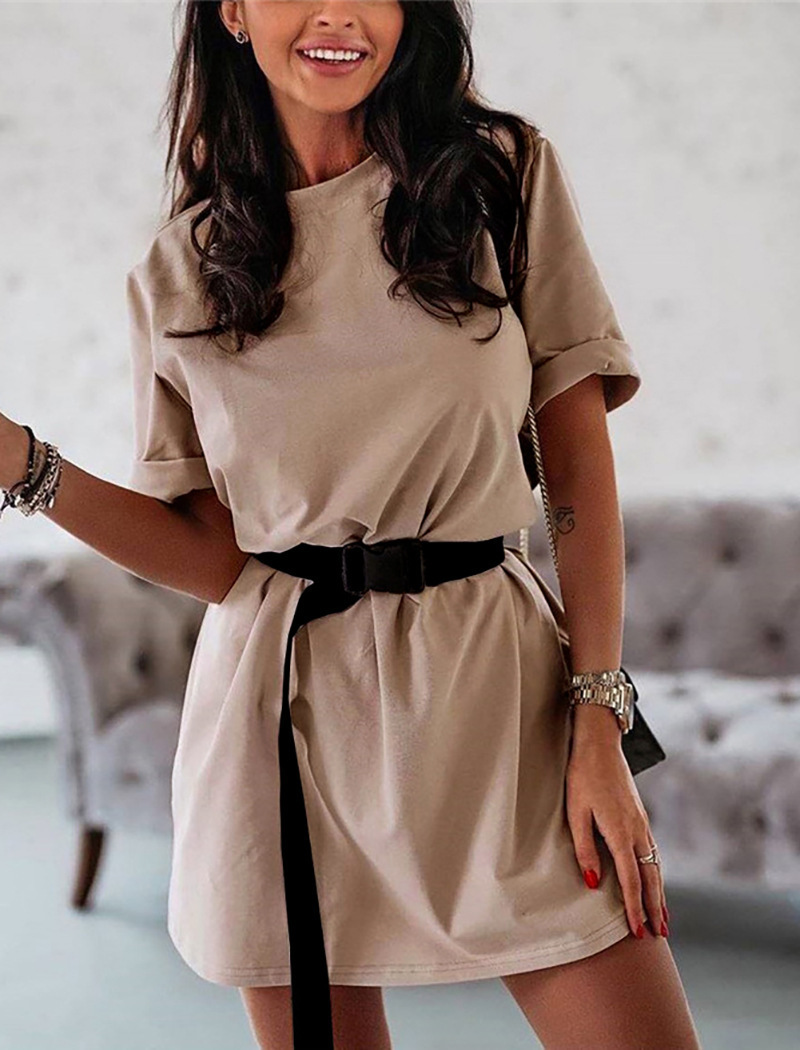 Women's Belted Shirt Dress - Image 3