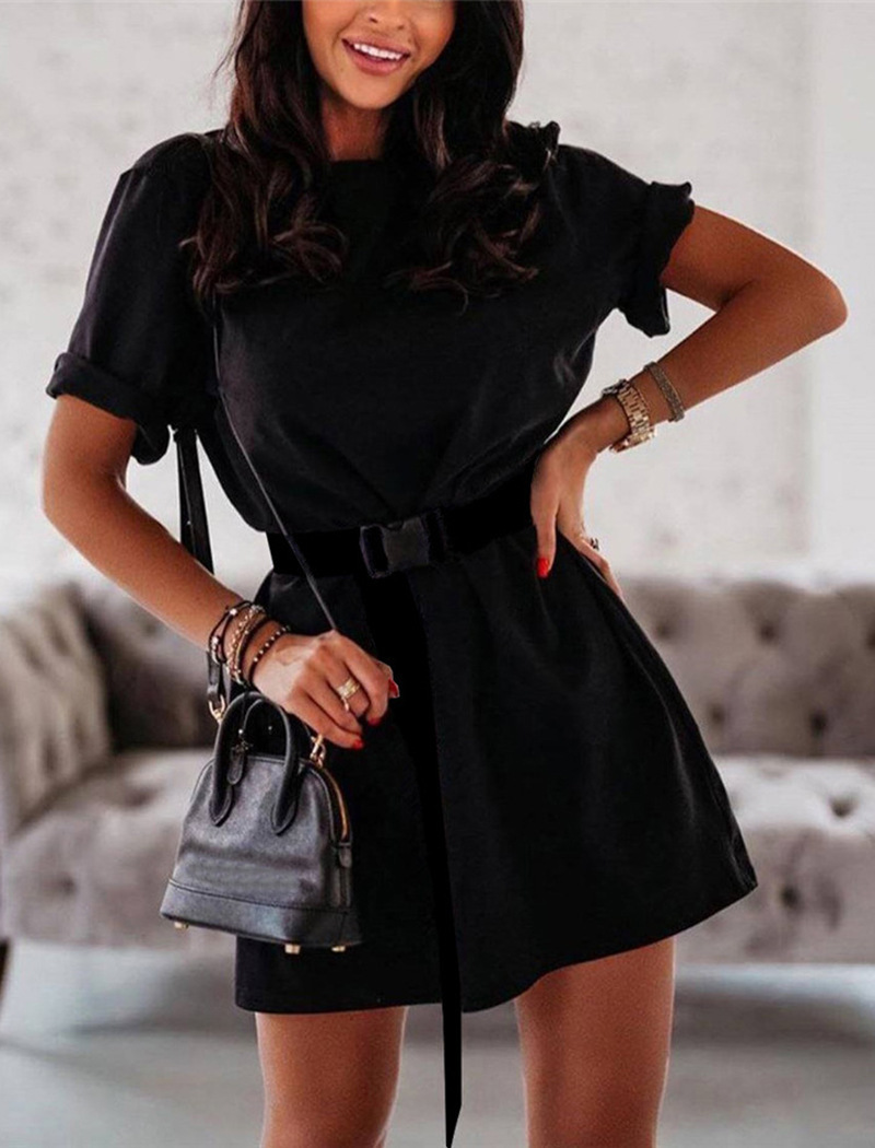 Women's Belted Shirt Dress - Image 2