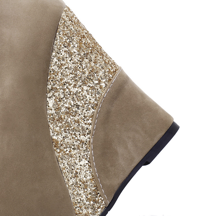 Peep Toe Wedge Pumps