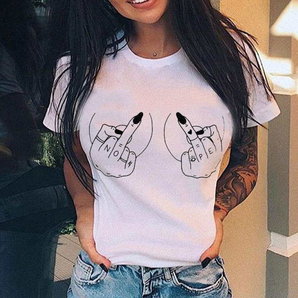 Women's Oversized Graphic Modal T-Shirt - Image 2