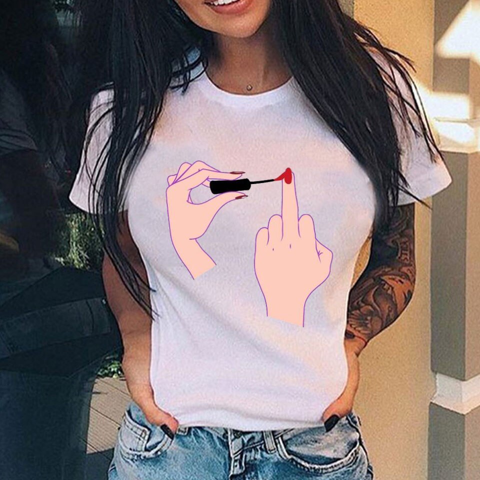 Women's Oversized Graphic Modal T-Shirt - Image 5