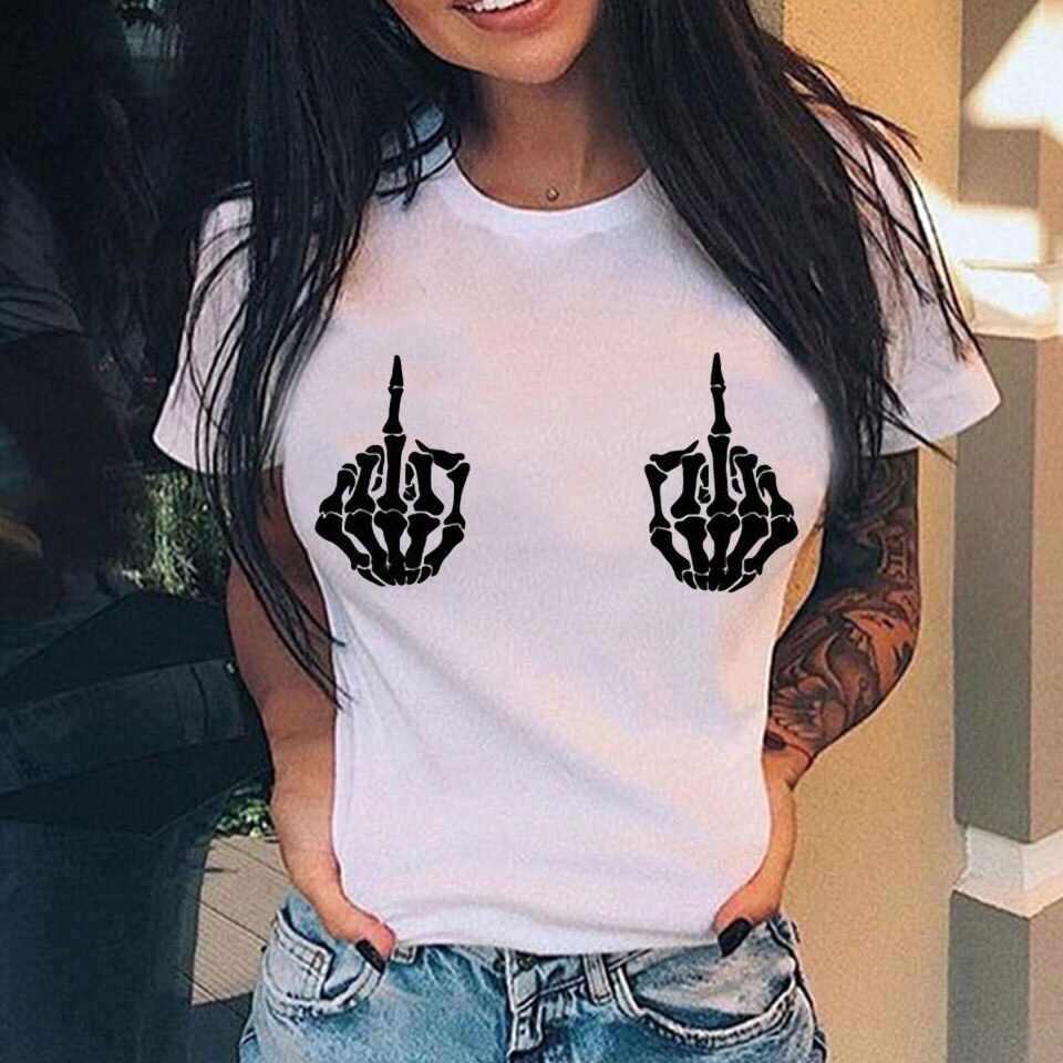 Women's Oversized Graphic Modal T-Shirt - Image 6