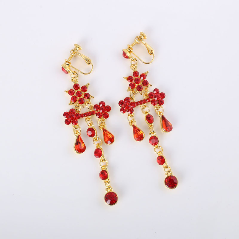 Royal Red Bridal Jewelry Set