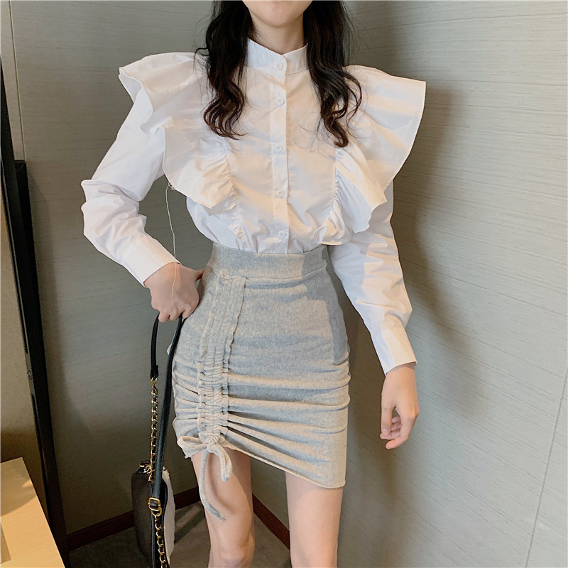Women’s Ruffle Collar Blouse