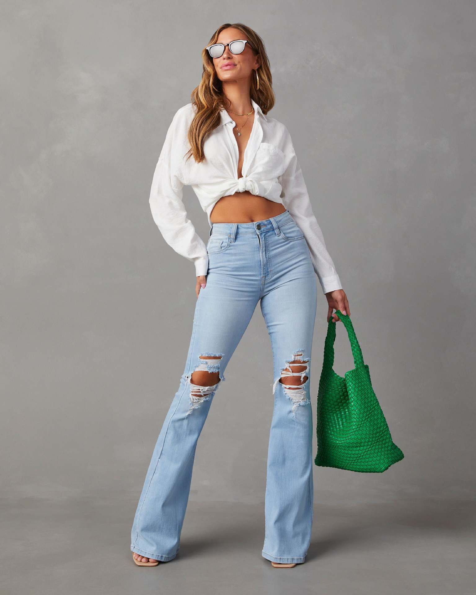 Elegance Wide Leg Jeans - Image 6