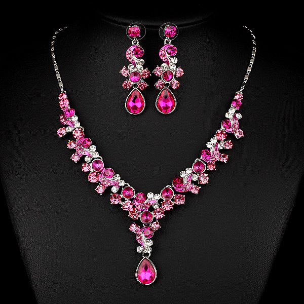 Crystal Bridal Jewelry Set - Image 2