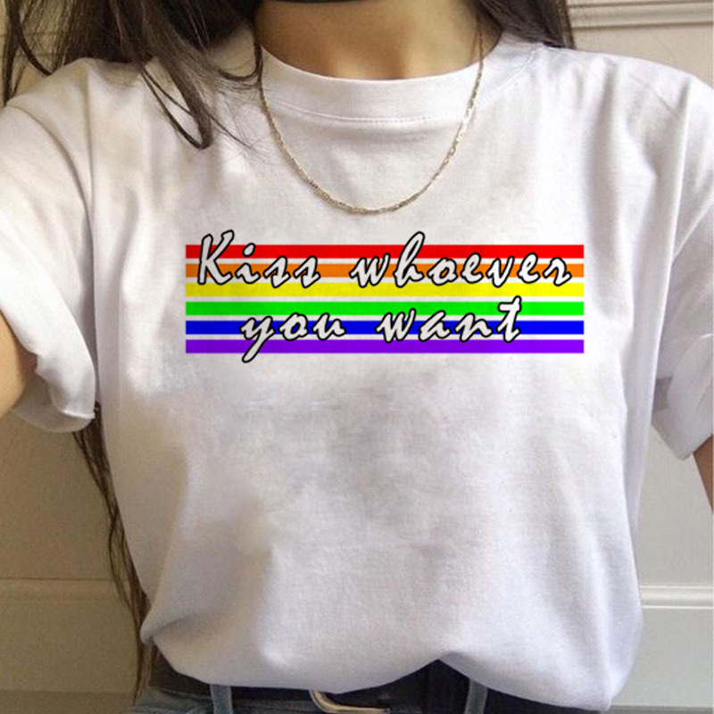 Women's Rainbow Graphic T-Shirt - Image 6