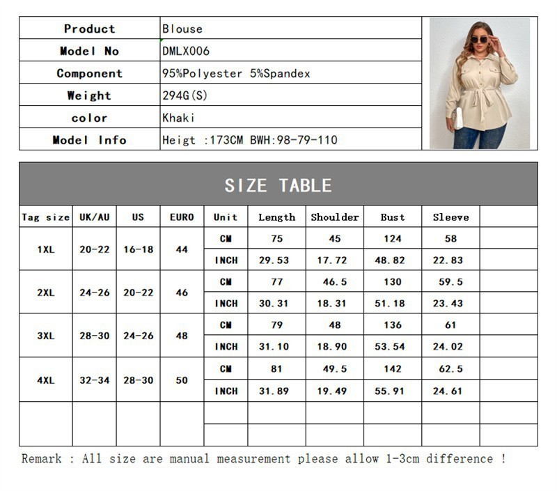 Women’s Plus Size Casual Blouse