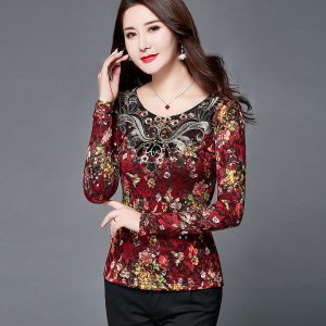 Women's Lace Long Sleeve Top