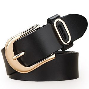 Women's leather belt