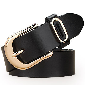 Women's leather belt