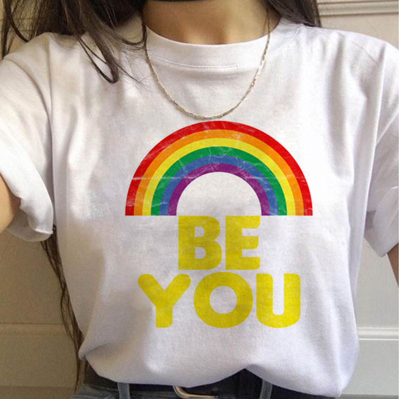 Women's Rainbow Graphic T-Shirt - Image 10