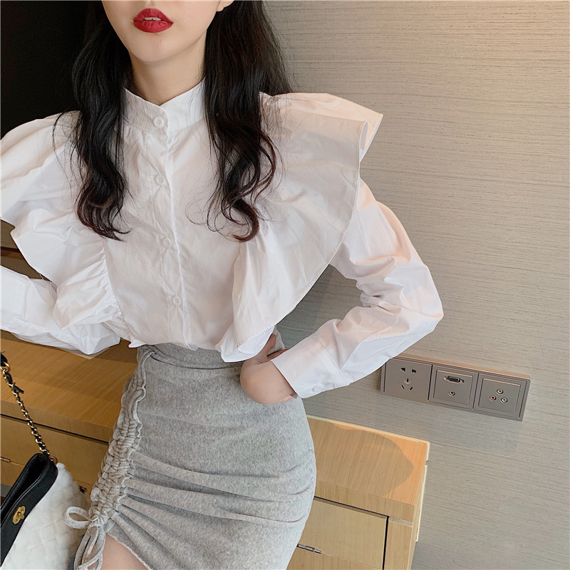 Women’s Ruffle Collar Blouse