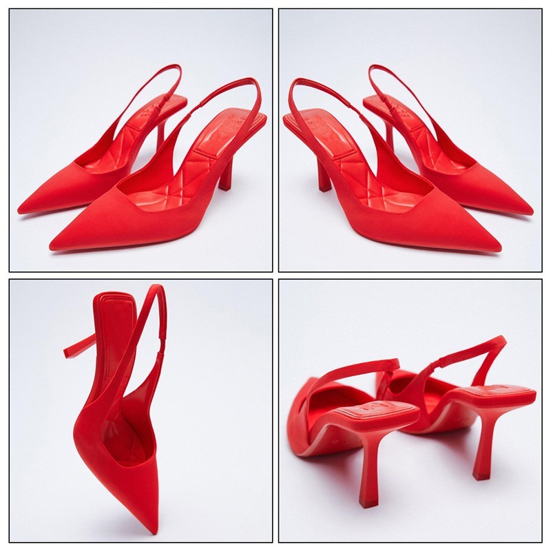 Pointed Slingback Pumps
