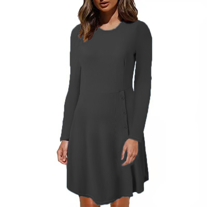 Women's Slim Fit Shirt Dress - Image 7