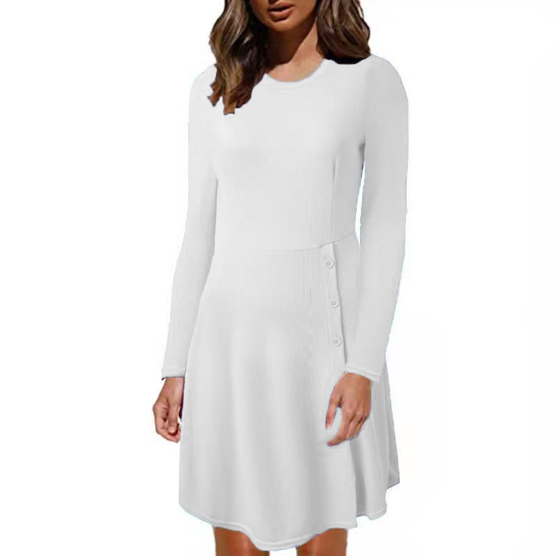 Women's Slim Fit Shirt Dress - Image 5