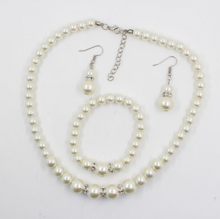 Pearl Bridal Jewelry Set