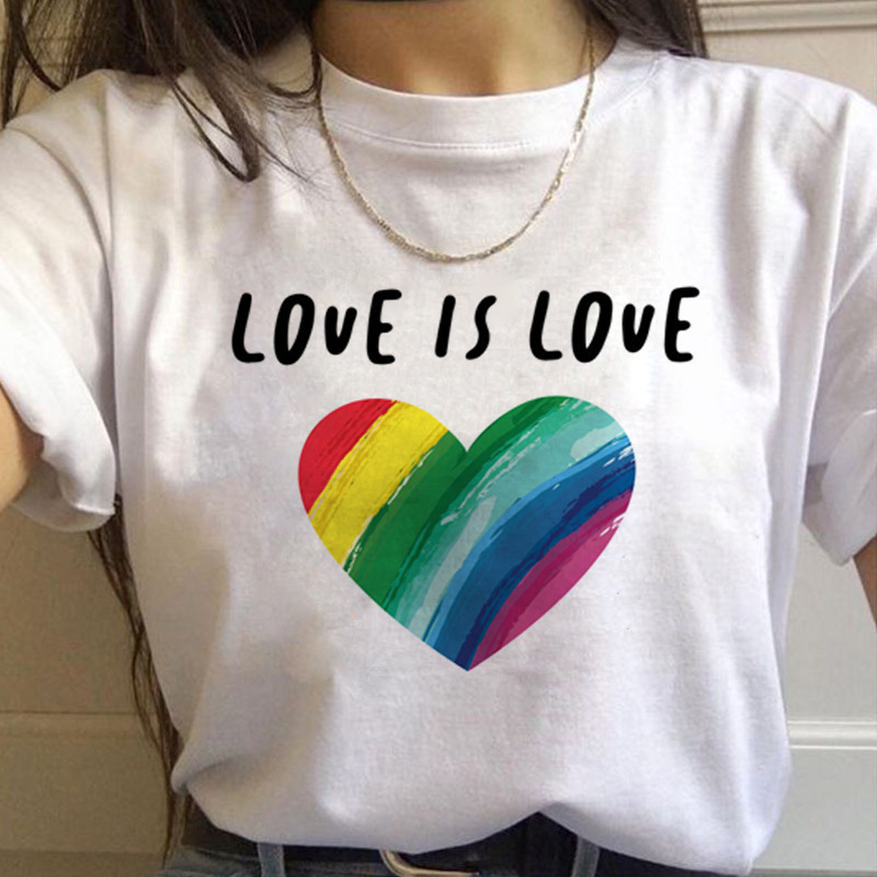 Women's Rainbow Graphic T-Shirt - Image 7