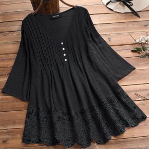 Women's V-Neck Cutout T-Shirt
