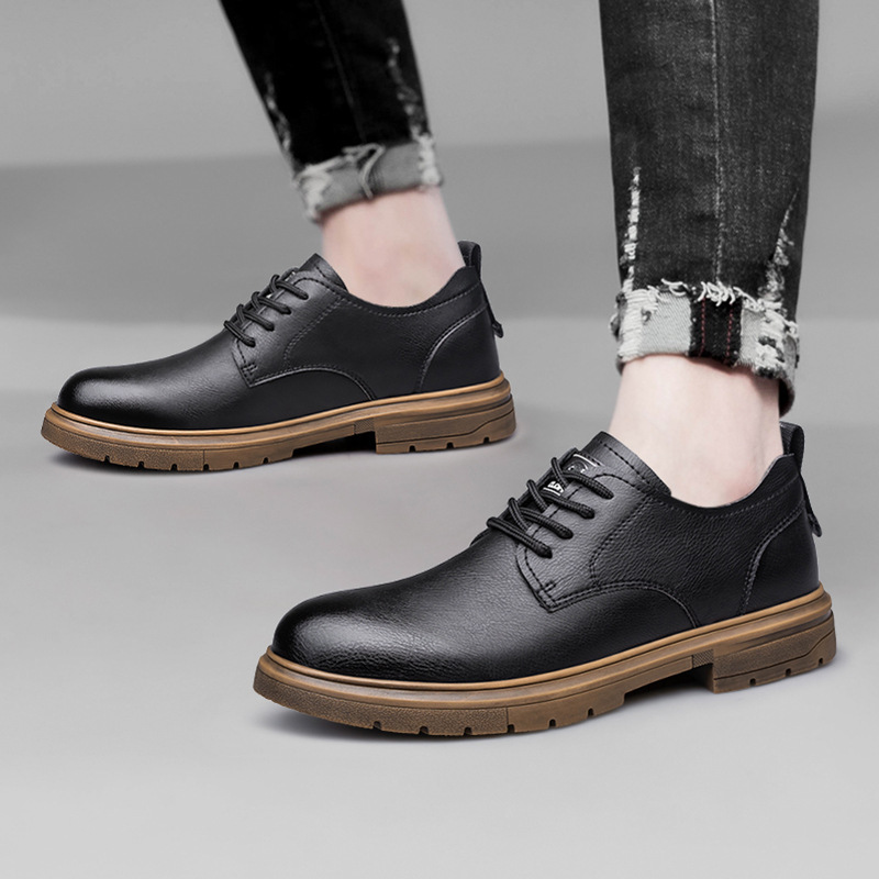 Men's Retro Leather Martin Boots - Image 5
