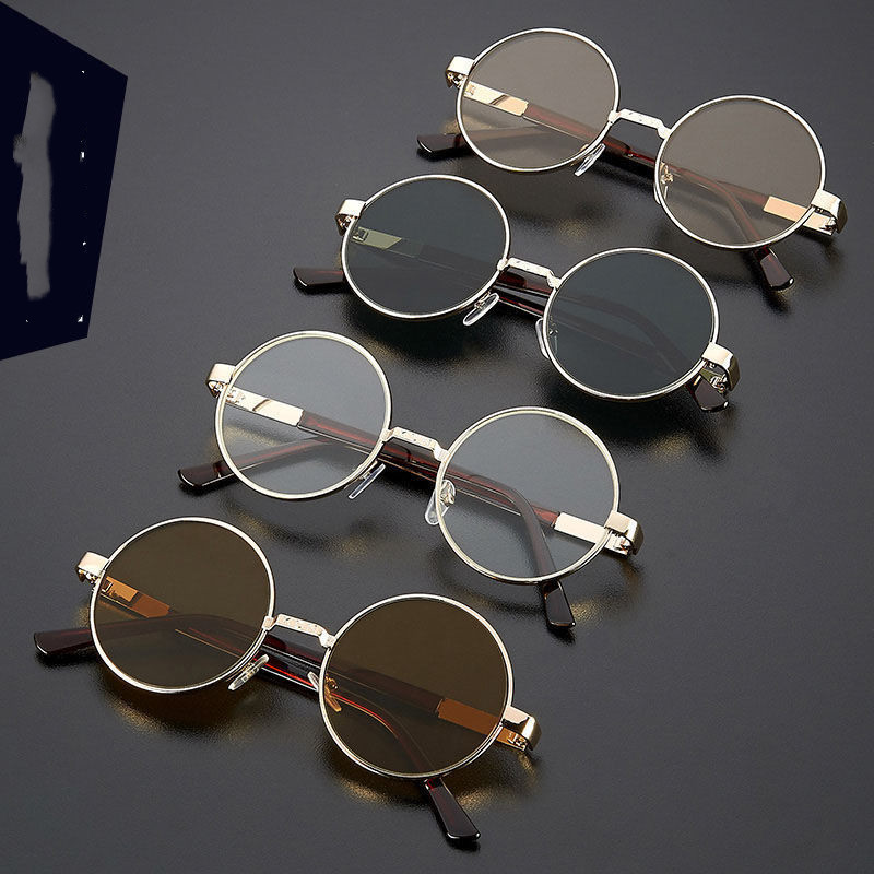 Crystal Round Sunglasses