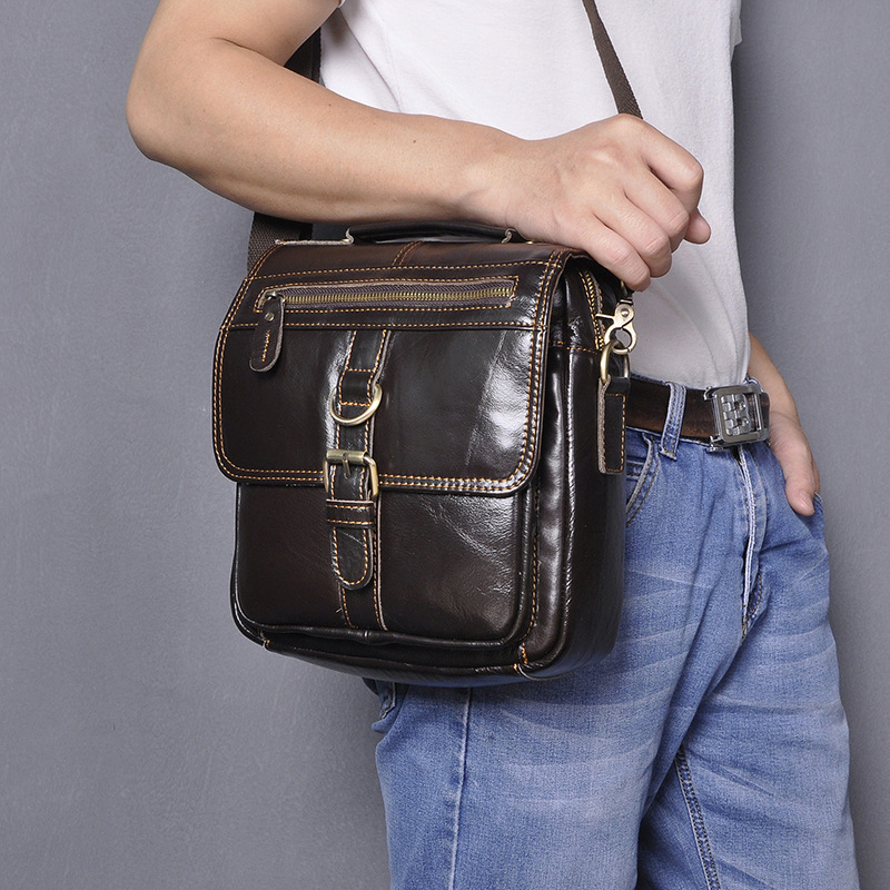 Men’s Leather Crossbody Bag