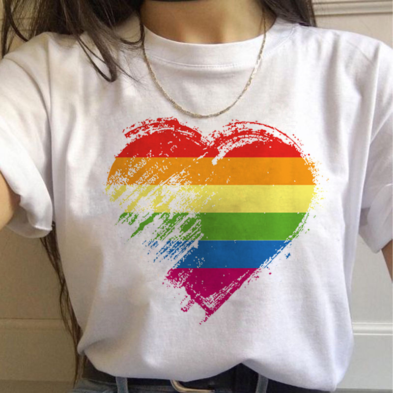 Women's Rainbow Graphic T-Shirt - Image 4
