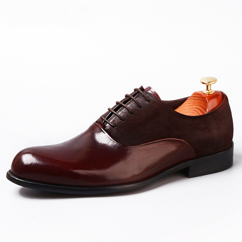 men's vintage British leather dress shoes with classic business styling
