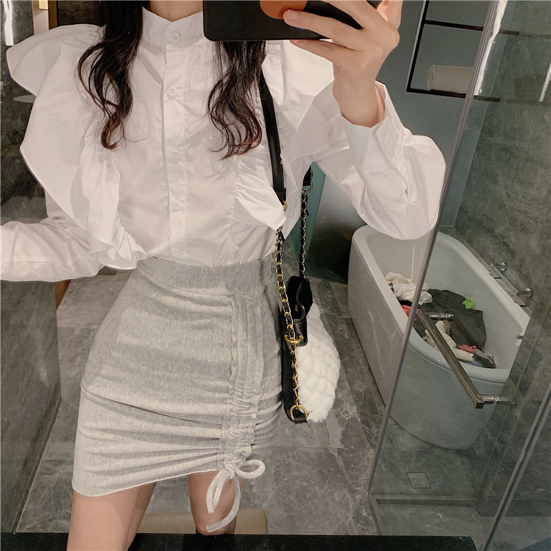Women’s Ruffle Collar Blouse