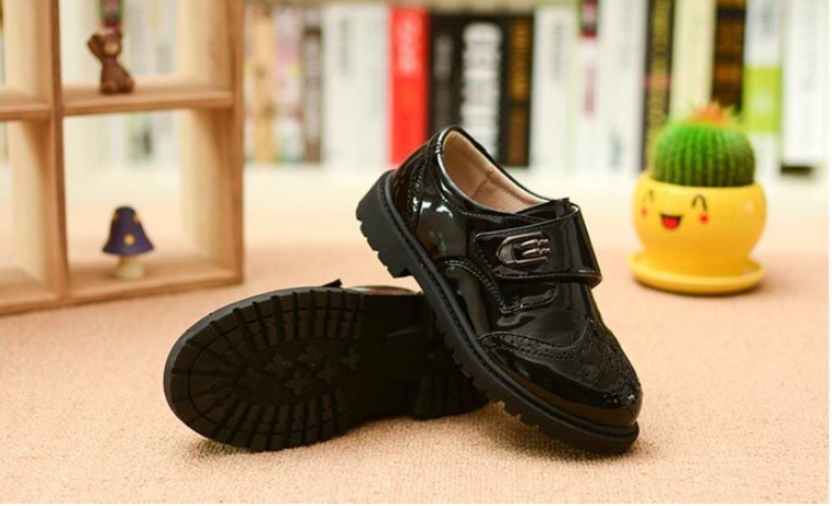 Kids British Leather School Shoes