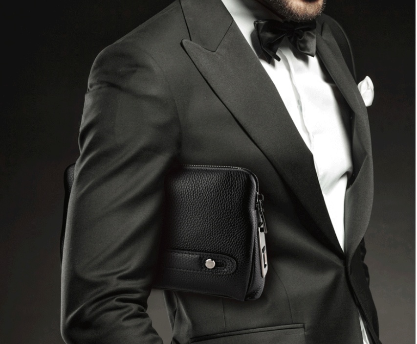 Men’s Fingerprint Lock Wallet Bag