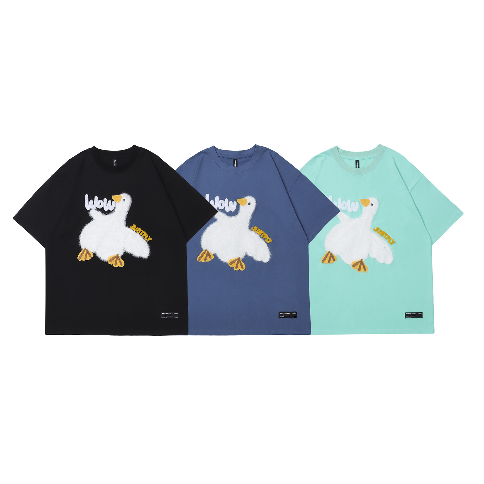 Unisex Cartoon Streetwear Cotton T-Shirt | Harajuku Graphic Tee