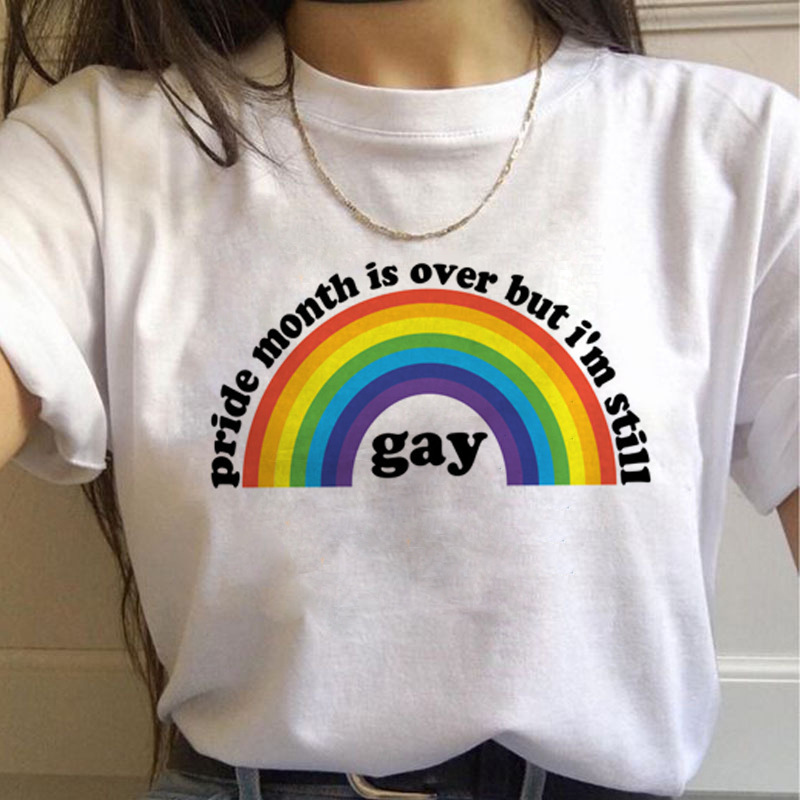 Women's Rainbow Graphic T-Shirt - Image 3