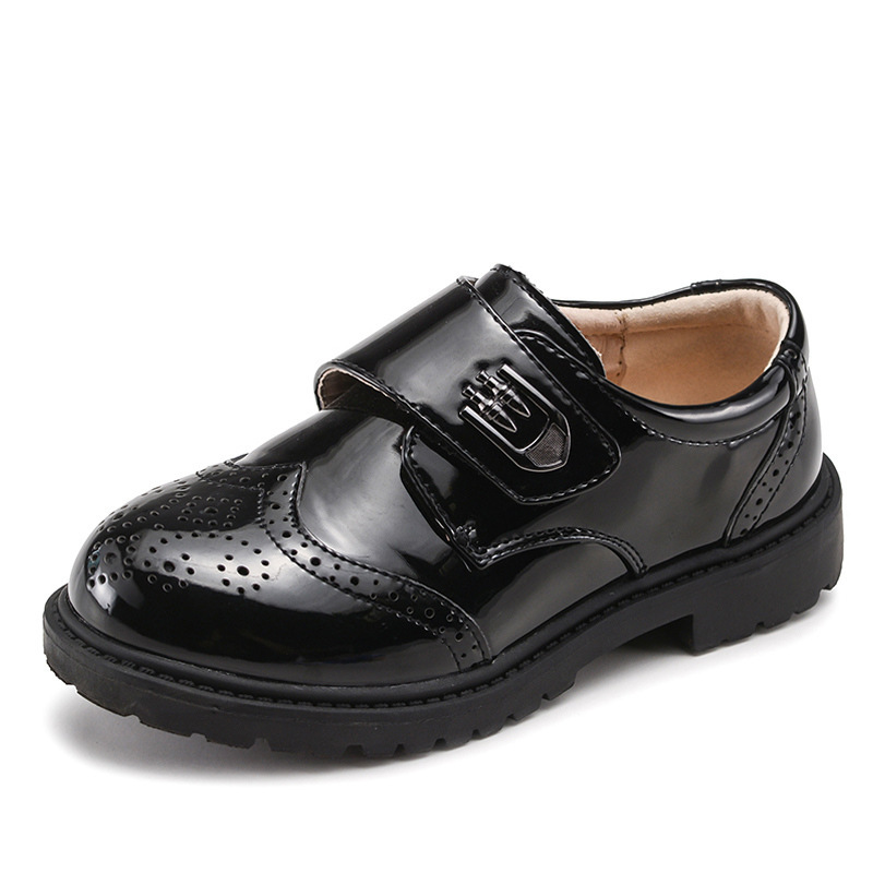 Kids British Leather School Shoes - Image 5