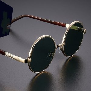 Crystal Round Sunglasses